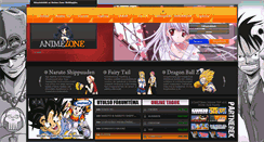 Desktop Screenshot of animezone.hu